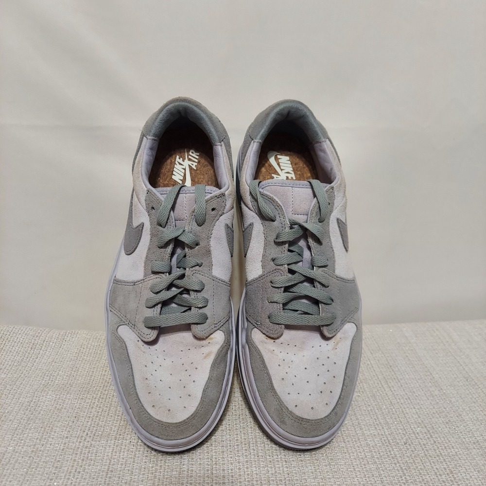 Nike Air Jordan 1 Elevate Low Shoes Gray Suede Sneakers Womens 12/Men 10.5 - Picture 5 of 8